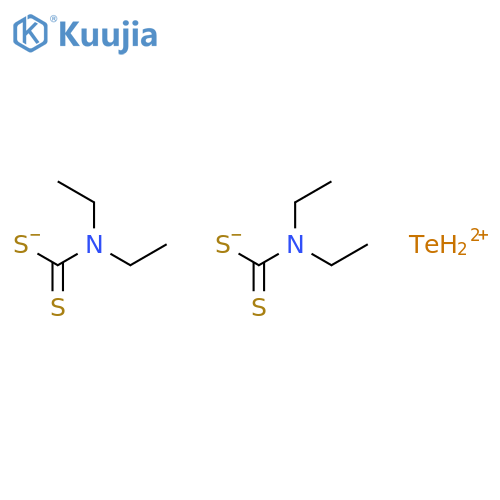 Tellurium Diethyldithiocarbamate structure