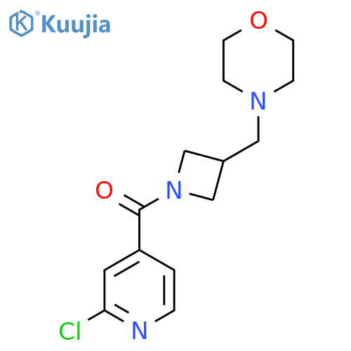 4-{1-(2-chloropyridine-4-carbonyl)azetidin-3-ylmethyl}morpholine structure