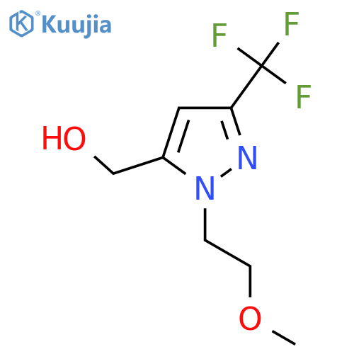 (1-(2-methoxyethyl)-3-(trifluoromethyl)-1H-pyrazol-5-yl)methanol structure