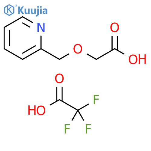 2-[(pyridin-2-yl)methoxy]acetic acid, trifluoroacetic acid structure