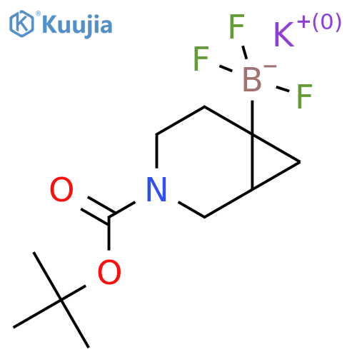 potassium;(3-tert-butoxycarbonyl-3-azabicyclo[4.1.0]heptan-6-yl)-trifluoro-boranuide structure