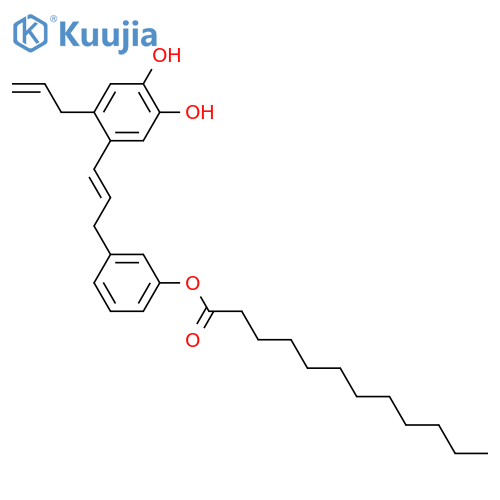 2,9'-Ligna-8,8'-diene-3',4,5-triol; (E)-form, 3'-Dodecanoyl structure