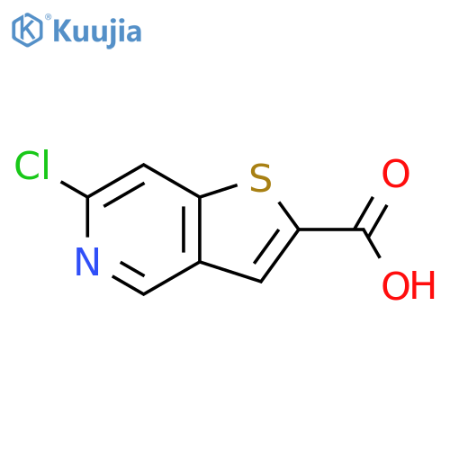 6-chlorothieno3,2-cpyridine-2-carboxylic acid structure