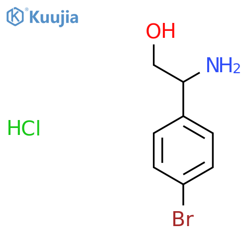 2-Amino-2-(4-bromophenyl)ethanol hydrochloride structure