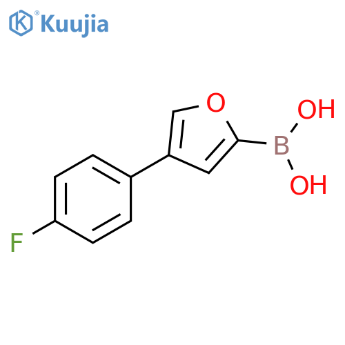 4-(4-Fluorophenyl)furan-2-boronic acid structure