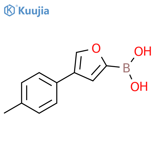 4-(4-Tolyl)furan-2-boronic acid structure