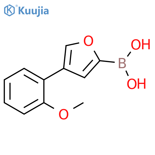 4-(2-Methoxyphenyl)furan-2-boronic acid structure