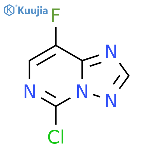 5-Chloro-8-fluoro[1,2,4]triazolo[1,5-c]pyrimidine structure