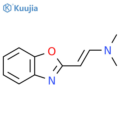 2-(Benzo[d]oxazol-2-yl)-N,N-dimethylethenamine structure