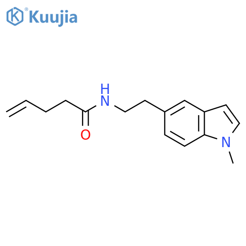 N-2-(1-methyl-1H-indol-5-yl)ethylpent-4-enamide structure