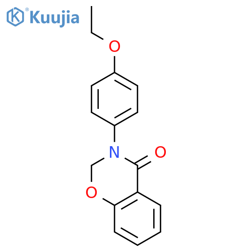 3-(4-ethoxyphenyl)-2,3-dihydro-4H-1,3-benzoxazin-4-one structure