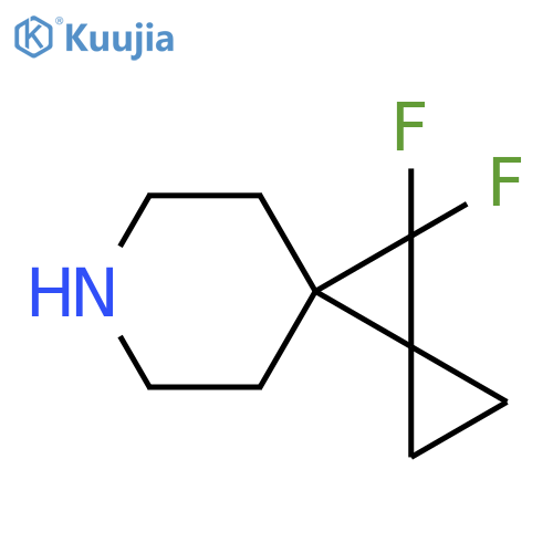 10,10-difluoro-7-azadispiro2.0.5^{4}.1^{3}decane structure