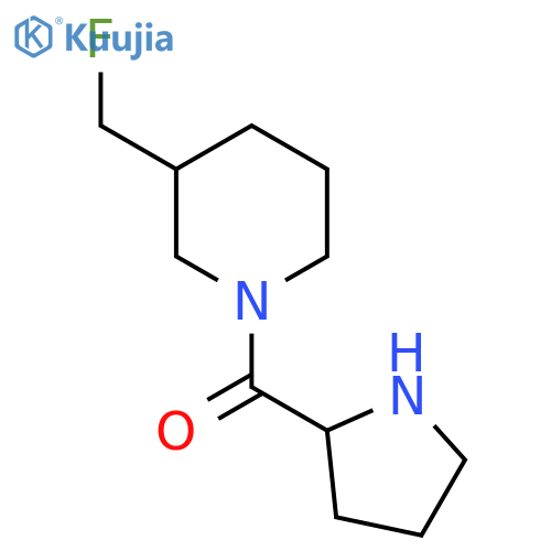 3-(Fluoromethyl)-1-prolylpiperidine structure