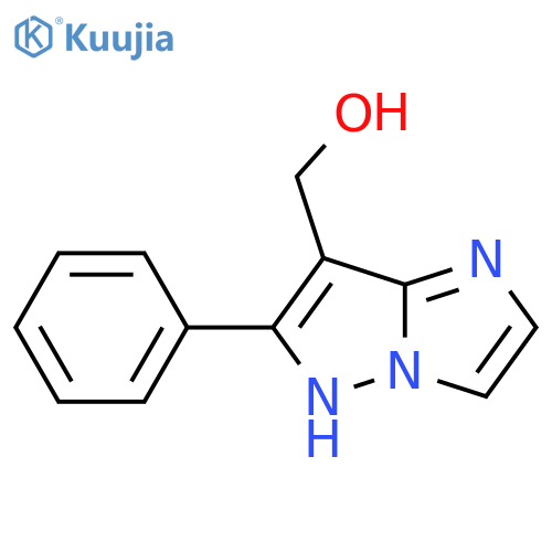(6-Phenyl-1H-imidazo[1,2-b]pyrazol-7-yl)methanol structure