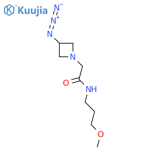 2-(3-Azidoazetidin-1-yl)-N-(3-methoxypropyl)acetamide structure