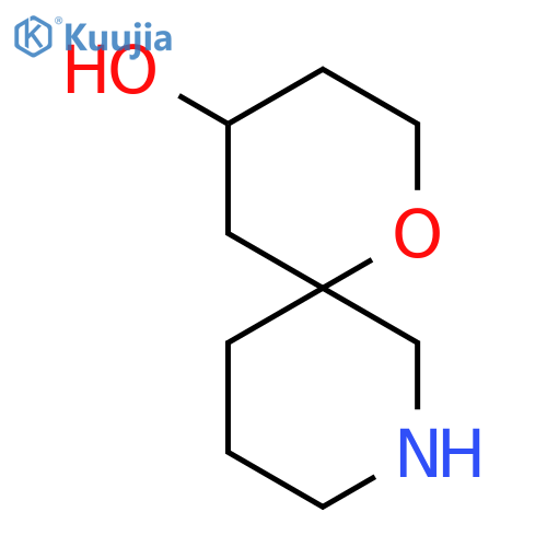 1-Oxa-8-azaspiro[5.5]undecan-4-ol structure