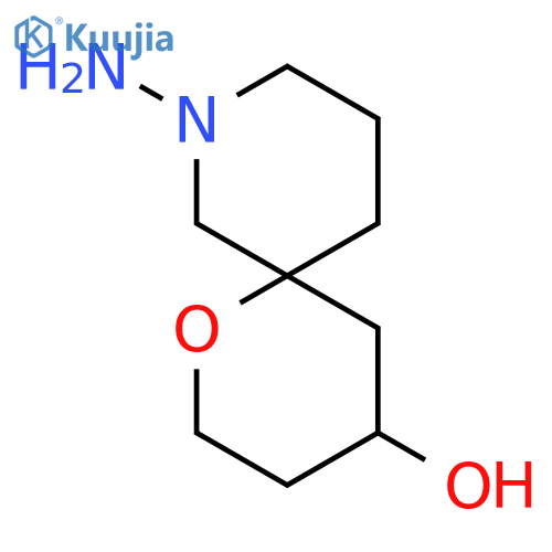 8-Amino-1-oxa-8-azaspiro[5.5]undecan-4-ol structure