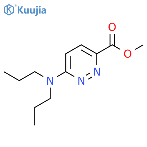 Methyl 6-(dipropylamino)pyridazine-3-carboxylate structure