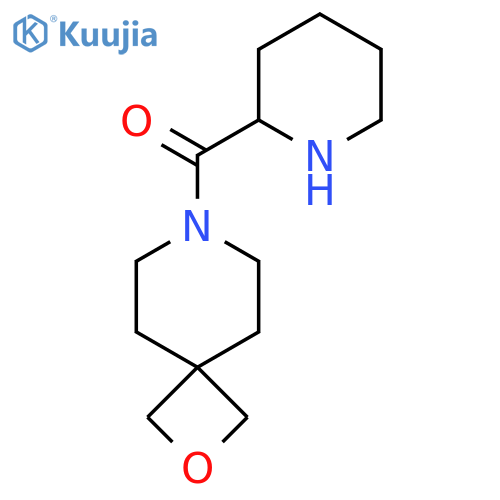 Piperidin-2-yl(2-oxa-7-azaspiro[3.5]nonan-7-yl)methanone structure