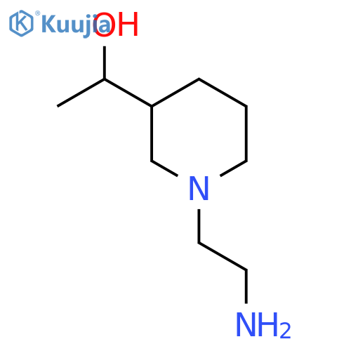 1-(1-(2-Aminoethyl)piperidin-3-yl)ethan-1-ol structure