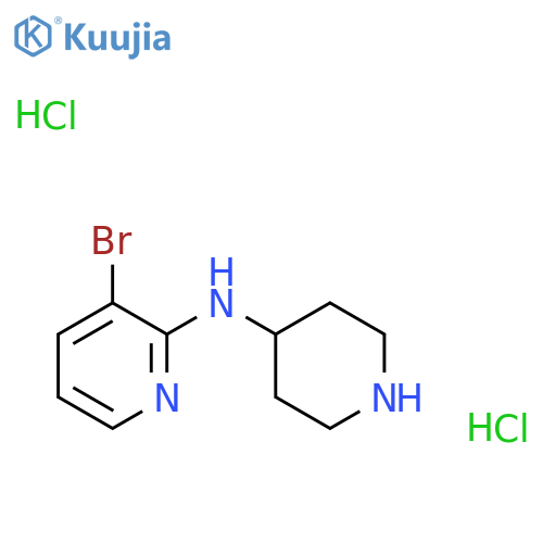 3-Bromo-N-(piperidin-4-yl)pyridin-2-amine dihydrochloride structure
