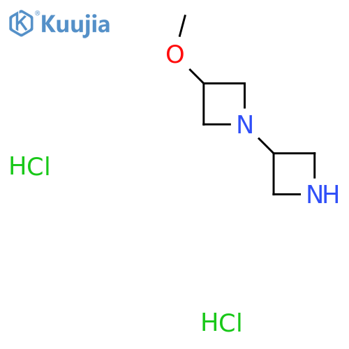 3-methoxy-1,3'-biazetidine dihydrochloride structure
