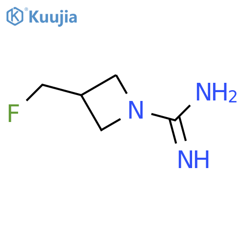 3-(Fluoromethyl)azetidine-1-carboximidamide structure
