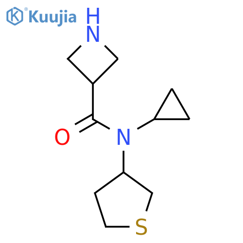 N-Cyclopropyl-N-(tetrahydrothiophen-3-yl)azetidine-3-carboxamide structure