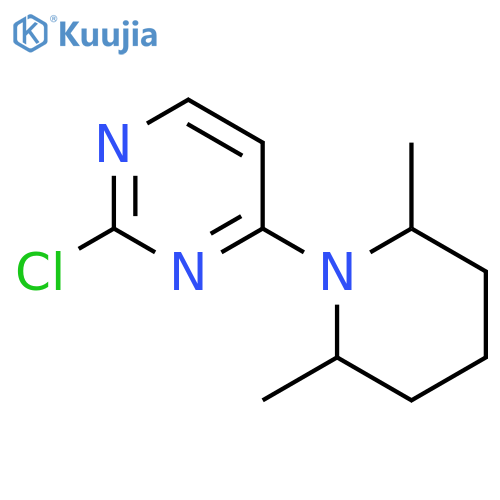 2-Chloro-4-(2,6-dimethylpiperidin-1-yl)pyrimidine structure