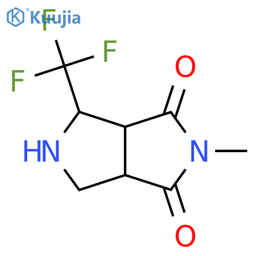 2-methyl-4-(trifluoromethyl)tetrahydropyrrolo[3,4-c]pyrrole-1,3(2H,3aH)-dione structure