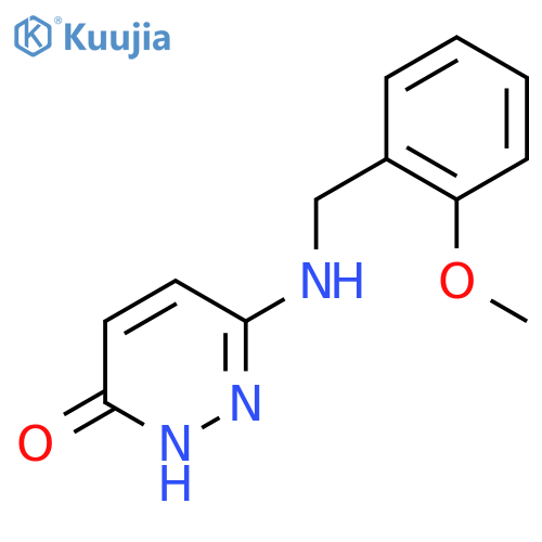 6-((2-Methoxybenzyl)amino)pyridazin-3-ol structure