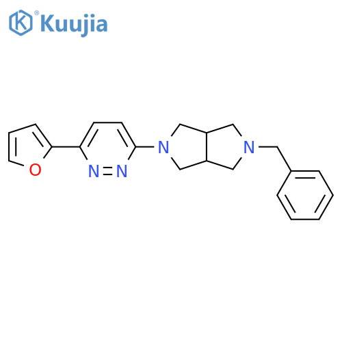2-benzyl-5-(6-(furan-2-yl)pyridazin-3-yl)octahydropyrrolo3,4-cpyrrole structure