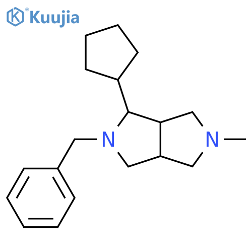 2-Benzyl-1-cyclopentyl-5-methyloctahydropyrrolo[3,4-c]pyrrole structure