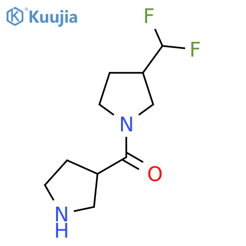 (3-(Difluoromethyl)pyrrolidin-1-yl)(pyrrolidin-3-yl)methanone structure