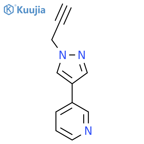 3-(1-(Prop-2-yn-1-yl)-1H-pyrazol-4-yl)pyridine structure