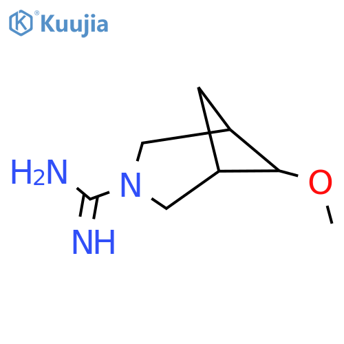 6-Methoxy-3-azabicyclo[3.1.1]heptane-3-carboximidamide structure