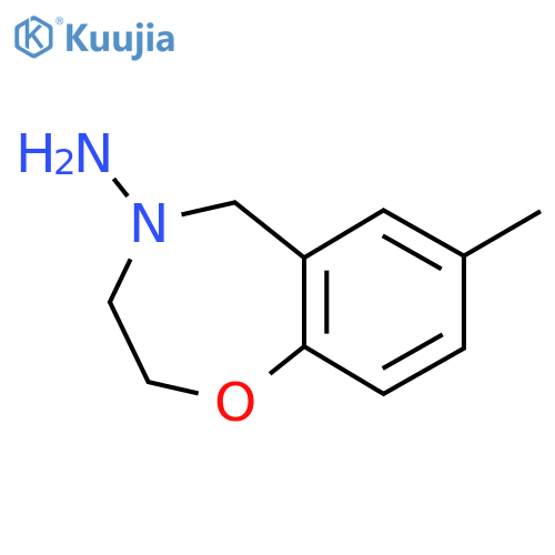 7-methyl-2,3-dihydrobenzo[f][1,4]oxazepin-4(5H)-amine structure