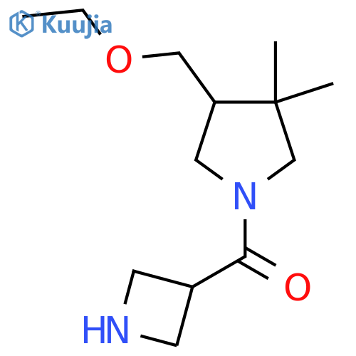 Azetidin-3-yl(4-(ethoxymethyl)-3,3-dimethylpyrrolidin-1-yl)methanone structure