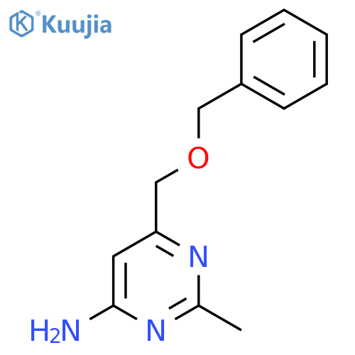 6-[(Benzyloxy)methyl]-2-methylpyrimidin-4-amine structure