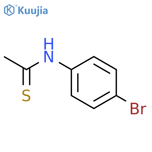 Ethanethioamide,N-(4-bromophenyl)- structure