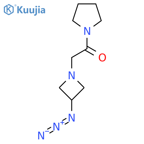 2-(3-Azidoazetidin-1-yl)-1-(pyrrolidin-1-yl)ethan-1-one structure