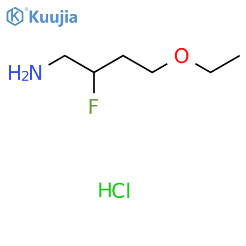 4-Ethoxy-2-fluorobutan-1-amine hydrochloride structure