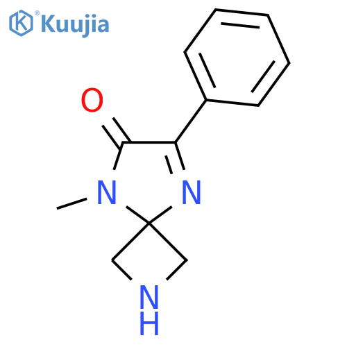 5-Methyl-7-phenyl-2,5,8-triazaspiro[3.4]oct-7-en-6-one structure