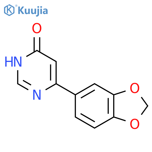 6-(Benzo[d][1,3]dioxol-5-yl)pyrimidin-4-ol structure