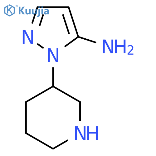 1-(Piperidin-3-yl)-1H-pyrazol-5-amine structure
