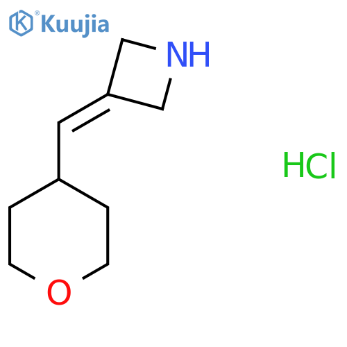 3-[(Oxan-4-yl)methylidene]azetidine hydrochloride structure