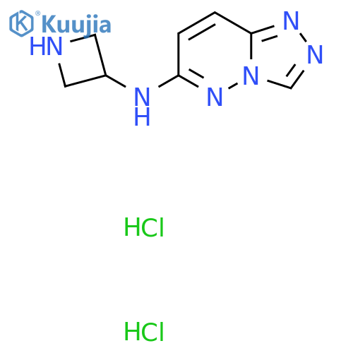 N-(Azetidin-3-yl)-[1,2,4]triazolo[4,3-b]pyridazin-6-amine dihydrochloride structure