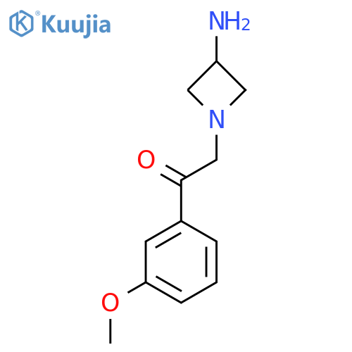 2-(3-Aminoazetidin-1-yl)-1-(3-methoxyphenyl)ethan-1-one structure