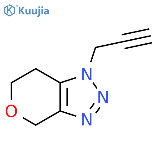 1-(Prop-2-yn-1-yl)-1H,4H,6H,7H-pyrano[3,4-d][1,2,3]triazole structure