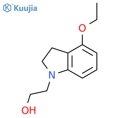 2-(4-ethoxyindolin-1-yl)ethan-1-ol structure